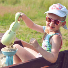 WOOPIE GREEN Crocodile Sand and Water Scoop Green BIODEGRADABLE ORGANIC MATERIAL