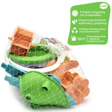 WOOPIE GREEN Set with Bucket and Reel 4 pcs. BIODEGRADABLE ORGANIC MATERIAL