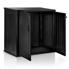 Dārza kaste 116 x 112.5 x 71 cm 775 litri melna