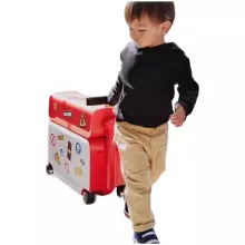 Parent-Child Travel Kids Luggage Art.276170 Red Чемодан-сиденье на колесах 3 в 1