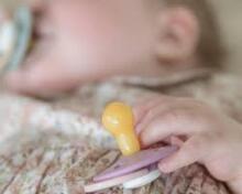 Rebael Round Latex Art.276189 Colour Mix Pacifier (nipple) made of 100% natural rubber 6+ months (2 pcs.)