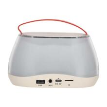Ikonka Art.KX2860 Karaoke komplekts Bluetooth skaļrunis LED RGB 2 mikrofoni USB
