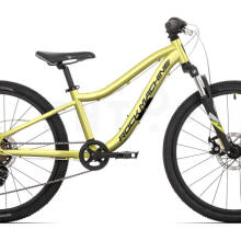 Pusaudžu velosipēds Rock Machine Storm Jr. 24 Sulfur Yellow (Rata izmērs: 24 Rāmja izmērs: 12)