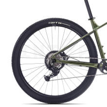Kalnu velosipēds Rock Machine Blizz 10-29 Gloss Metallic Khaki/Pearl Black (Rata izmērs: 29 Rāmja izmērs: L)