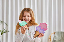 Plus Plus Puzzle by Numbers Ice Cream, 250 pcs