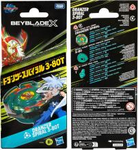 Beyblade X Dranzer Spiral 3-80T Anniversary X-Over Art.276954 Beyblade Spinner