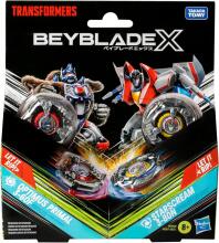 Beyblade X Transformers Collab Optimus Primal 3-60F Art.276956 Beyblade Spinner,2 psc
