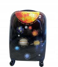 Solar System Suitcase  Art.BC-KOS-001  Čemodans ar riteņiem