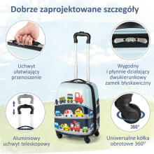 Vehicles Suitcase  Art.BC-16QC-B06  Čemodans ar riteņiem