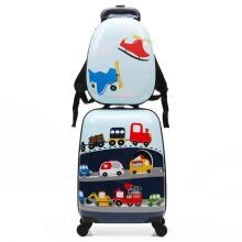Vehicles Suitcase+Backpack  Art.BC-P-002  Čemodans ar riteņiem+soma