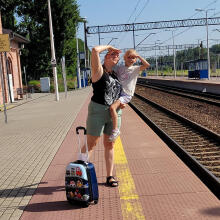 Vehicles Suitcase+Backpack  Art.BC-P-002  Čemodans ar riteņiem+soma