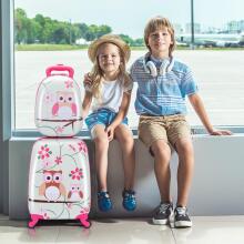 Owl Suitcase+Backpack  Art.BC-S-001  Čemodans ar riteņiem+soma