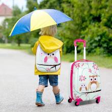 Owl Suitcase+Backpack  Art.BC-S-001  Čemodans ar riteņiem+soma