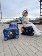 Solar System Suitcase Ride On Art.BC-KOS-002 3-in-1 suitcase on wheels