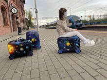 Solar System Suitcase Ride On Art.BC-KOS-002 3-in-1 suitcase on wheels