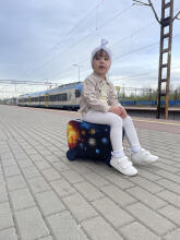 Solar System Suitcase Ride On Art.BC-KOS-002 3-in-1 suitcase on wheels