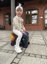 Cosmoss Suitcase Ride On Art.BC-KOS-004 3-in-1 suitcase on wheels