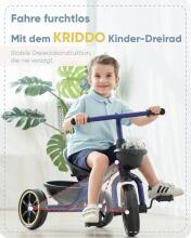 Kriddo Tricycle Art.277006 Bērnu trīsritenis