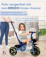 Kriddo Tricycle 2 in 1 Art.277007 Bērnu trīsritenis