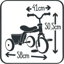 Rookie Tricycle Art.277069 Bērnu trīsritenis