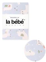 La bebe™ Cotton Nappy Wild life Art.156121 Dabīgas kokvilnas autiņš 78х72 cm