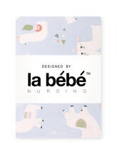 La bebe™ Cotton Nappy Wild life Art.156121 Dabīgas kokvilnas autiņš 78х72 cm