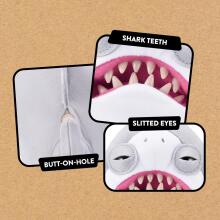 Fuggler Jaws 22 cm Licensed Plush Toy by ZURU - Funny Ugly Monster Cuddly Toy, Scary Collectible for Children, Teens, Teens & Adults