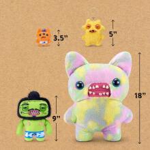 Fuggler Fugg Stars 23cm Plush Toy (Rhymer Mcslimer) by ZURU - Funny Ugly Monster Cuddly Toy with Human-like Teeth, Collectable Plush Toy for Children, Teens, Teens, Adults & Plush Fans