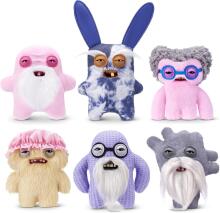 Fuggler Old Fogies 22 cm Plush Toy (Captain Cardiac) by ZURU - Funny Ugly Monster Cuddly Toy with Human-like Teeth, Crazy Collectible for Kids, Teens