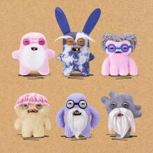 Fuggler Old Fogies 22 cm Plush Toy (Captain Cardiac) by ZURU - Funny Ugly Monster Cuddly Toy with Human-like Teeth, Crazy Collectible for Kids, Teens