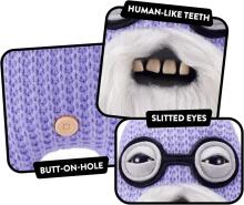 Fuggler Old Fogies 22 cm Plush Toy (Mr Needles) by ZURU - Funny Ugly Monster Cuddly Toy with Human-like Teeth, Crazy Collectible for Kids, Teens