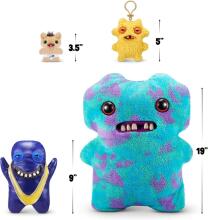 Fuggler Gold Fuggs 22 cm Plush Toy (Shameless Goof - Mankini) by ZURU - Funny Ugly Monster Cuddly Toy with Human-like Teeth, Crazy Collectible for Kids, Teens