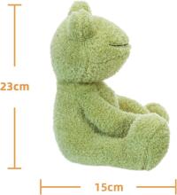 Apricot Lamb - Mīksta Rotaļlietu Varde 23cm Plīša Samta Mīksta Lieliski Piemērota Bērniem Zaļa Varde