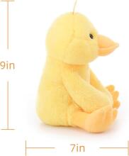 Apricot Lamb - mīkstā rotaļlieta samta pīle 23 cm - plīša rotaļlieta bērniem un mazuļiem - pūkaina pildīta rotaļlieta spēlēšanai, dāvanai un glāstīšanai - mājīga mīkstā rotaļlieta - dze