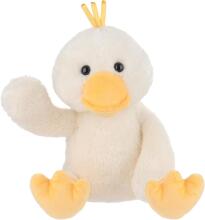 Apricot Lamb - mīkstā rotaļlieta pīle 23 cm - plīša rotaļlieta bērniem un mazuļiem - pūkaina pildīta rotaļlieta spēlēšanai, dāvanai - baltā pīle