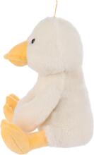 Apricot Lamb - mīkstā rotaļlieta pīle 23 cm - plīša rotaļlieta bērniem un mazuļiem - pūkaina pildīta rotaļlieta spēlēšanai, dāvanai - baltā pīle
