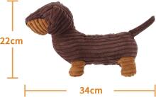 Apricot Lamb - Mīksta rotaļlieta Taksis Henrijs 34 cm - Mīksta plīša rotaļlieta bērniem (brūna)