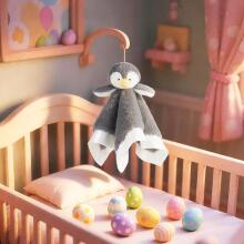 Apricot Lamb - Cuddly Blanket Plush Comfort Toy for Babies - Soft Penguin toy - 35 cm