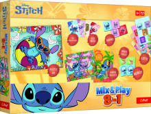 TREFL DISNEY STITCH 8in1 Mix&play набор настольных игр