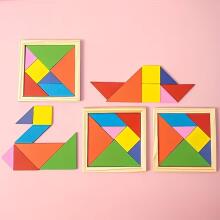 Wooden Toys Puzzle Art.277455 Tangram Jigsaw Koka puzle