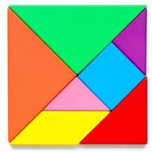 Wooden Toys Puzzle Art.277455 Tangram Jigsaw Koka puzle