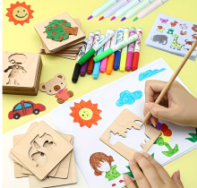 Wooden Drawing Stencil Kit Art.277478