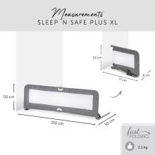 Hauck Sleep N Safe Plus XL Bed Art.277510 Grey Melange