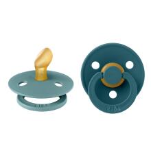 Bibs Anatomical Colour Island Sea/Forest Lake Art.277515 Simetrisks Pacifier 0-6 m. 100% natural