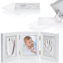United Baby Picture Frame Imprint Set Art.277525 Hand and Foot print