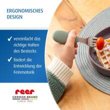 Reer Silicone Stainless Steel Cutlery Art.277532
