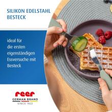 Reer Silicone Stainless Steel Cutlery Art.277532