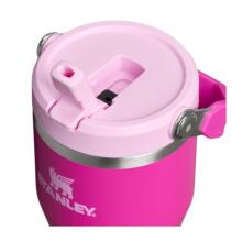 Termokrūze ar salmiņu The IceFlow Flip Straw 2.0 Tumbler 0,59L violeta 
