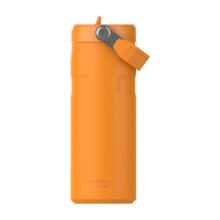 Thermos bottle with straw The IceFlow Bottle Flip Straw 2.0 0.47L orange