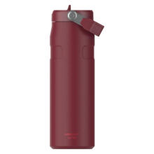 Thermos bottle with straw The IceFlow Bottle Flip Straw 2.0 0.71L dark red